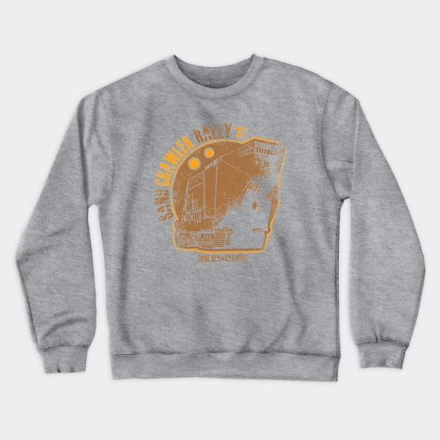 Vintage Sand Crawl Crewneck Sweatshirt by WarbucksDesign